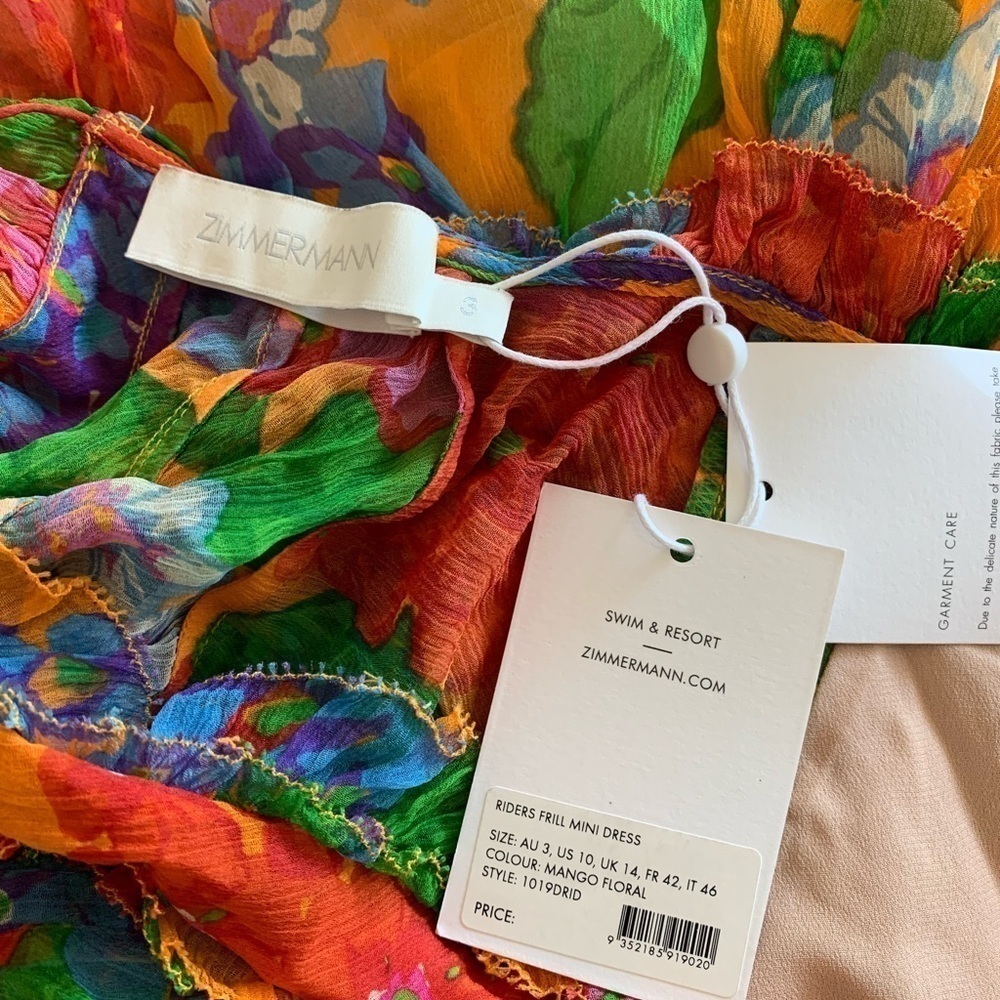 Zimmermann Riders Frill Mini Dress - Picture 12 of 13